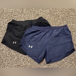 Under Armour Women's Athletic Shorts in Black and Navy